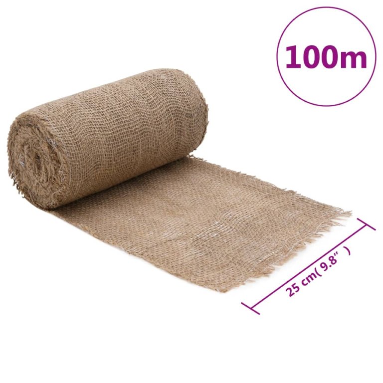 Rola jute 0,25x100 m 100 % juta 200 g/m²