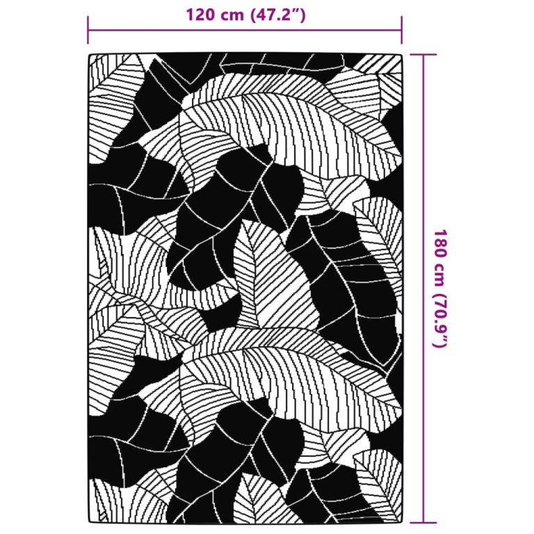 Vanjski tepih zeleni 120 x 180 cm PP