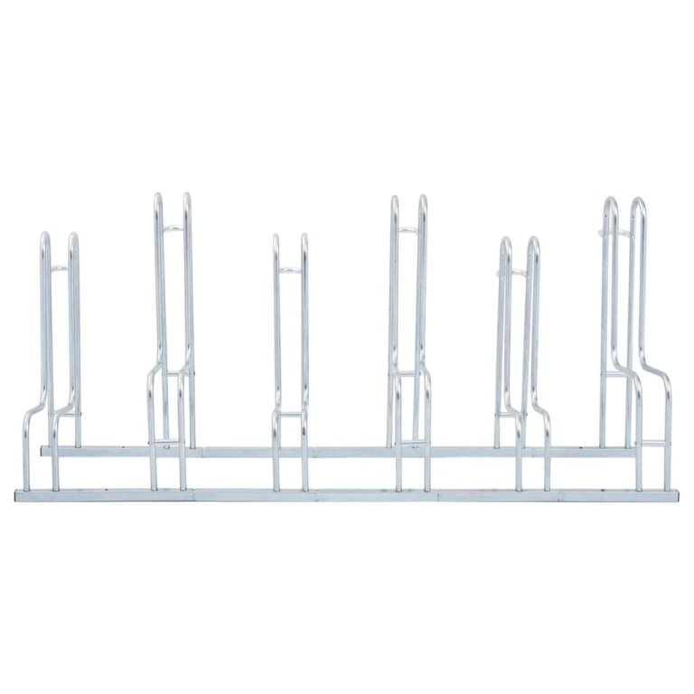 Stalak za 6 bicikla podni samostojeći od pocinčanog čelika