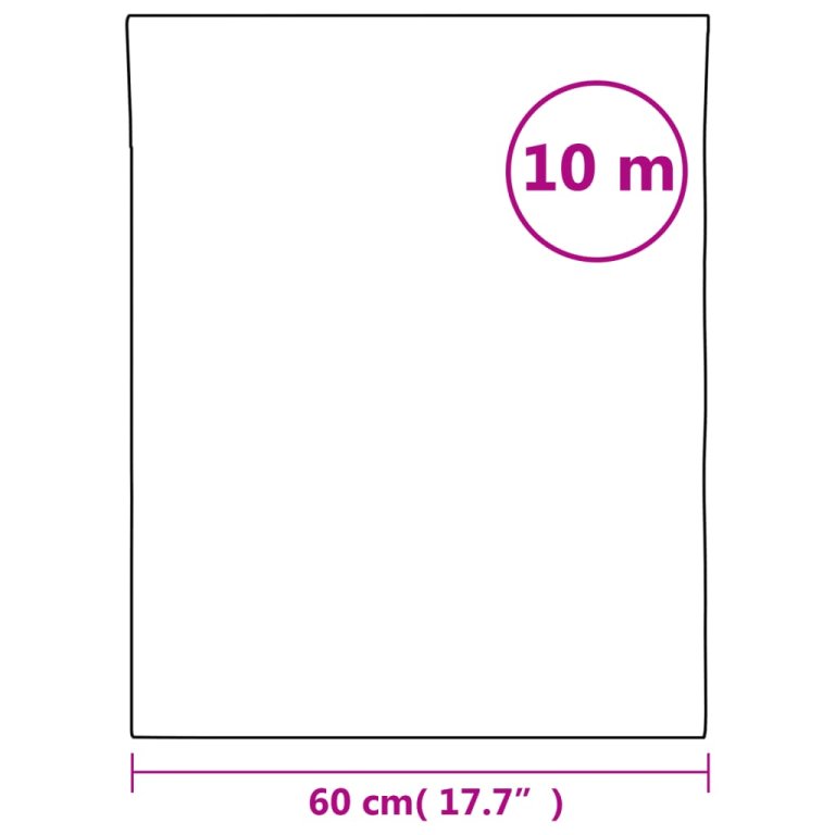 Prozorska folija matirana prozirna 60 x 1000 cm PVC