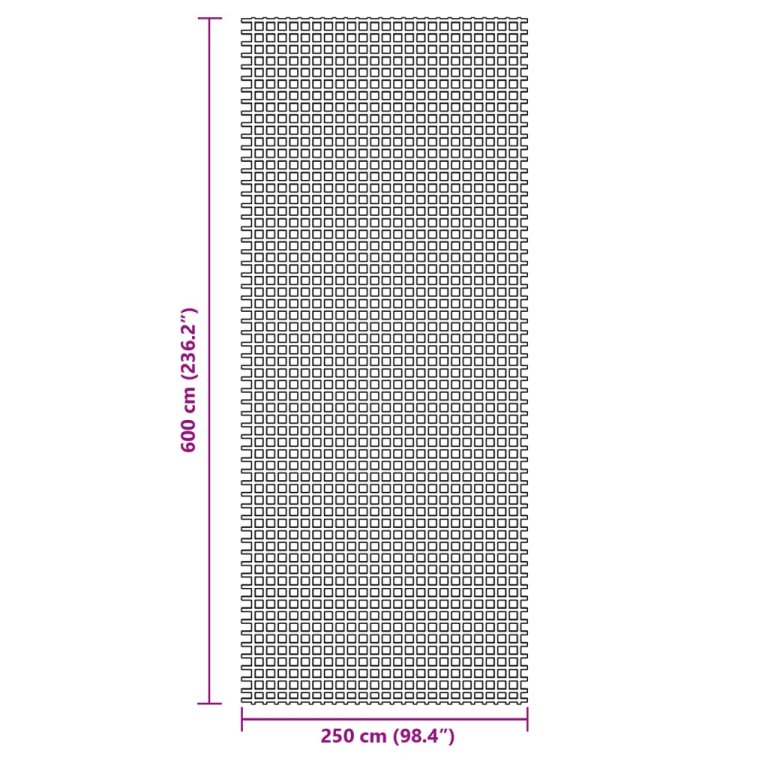 Podna prostirka za kampiranje antracit 6 x 2,5 m