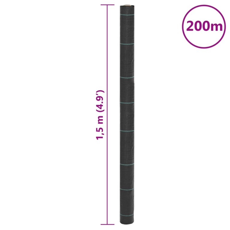 Opna protiv korova crni 1,5 x 200 m PP