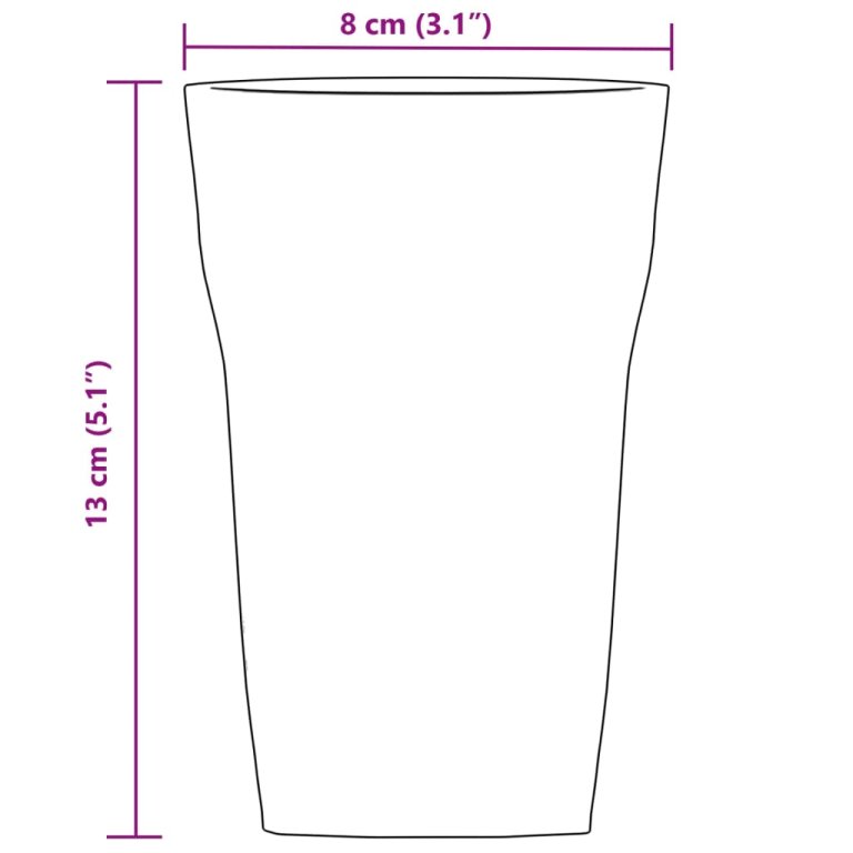 Čaše za pivo 6 kom 415 ml