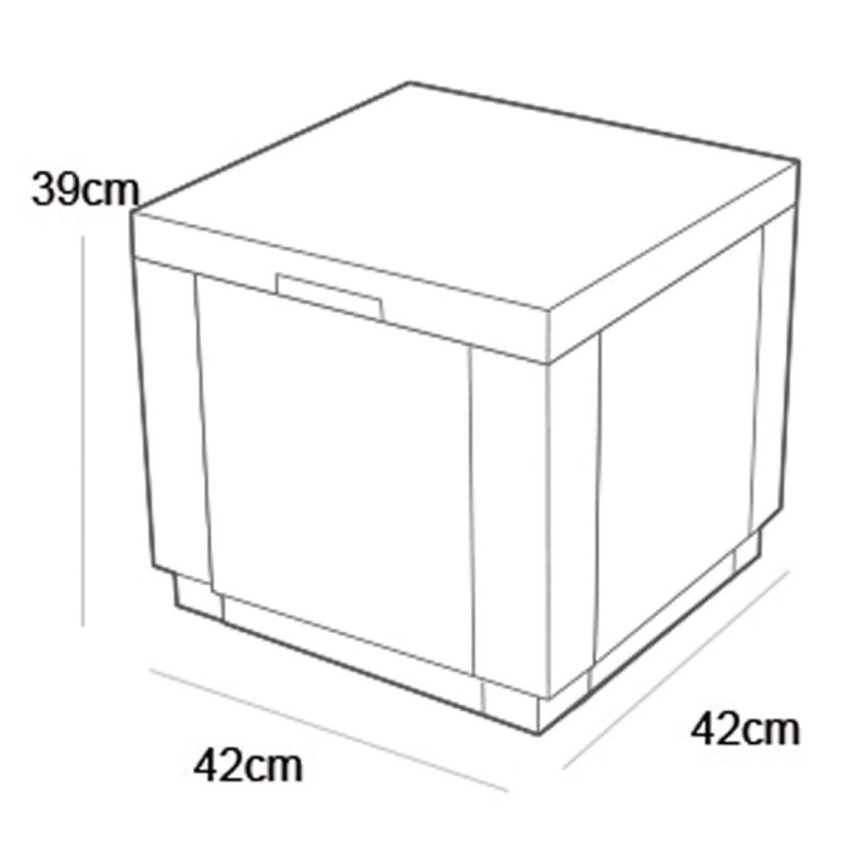 Keter hladnjak Ice Cube boja cappuccina 223761